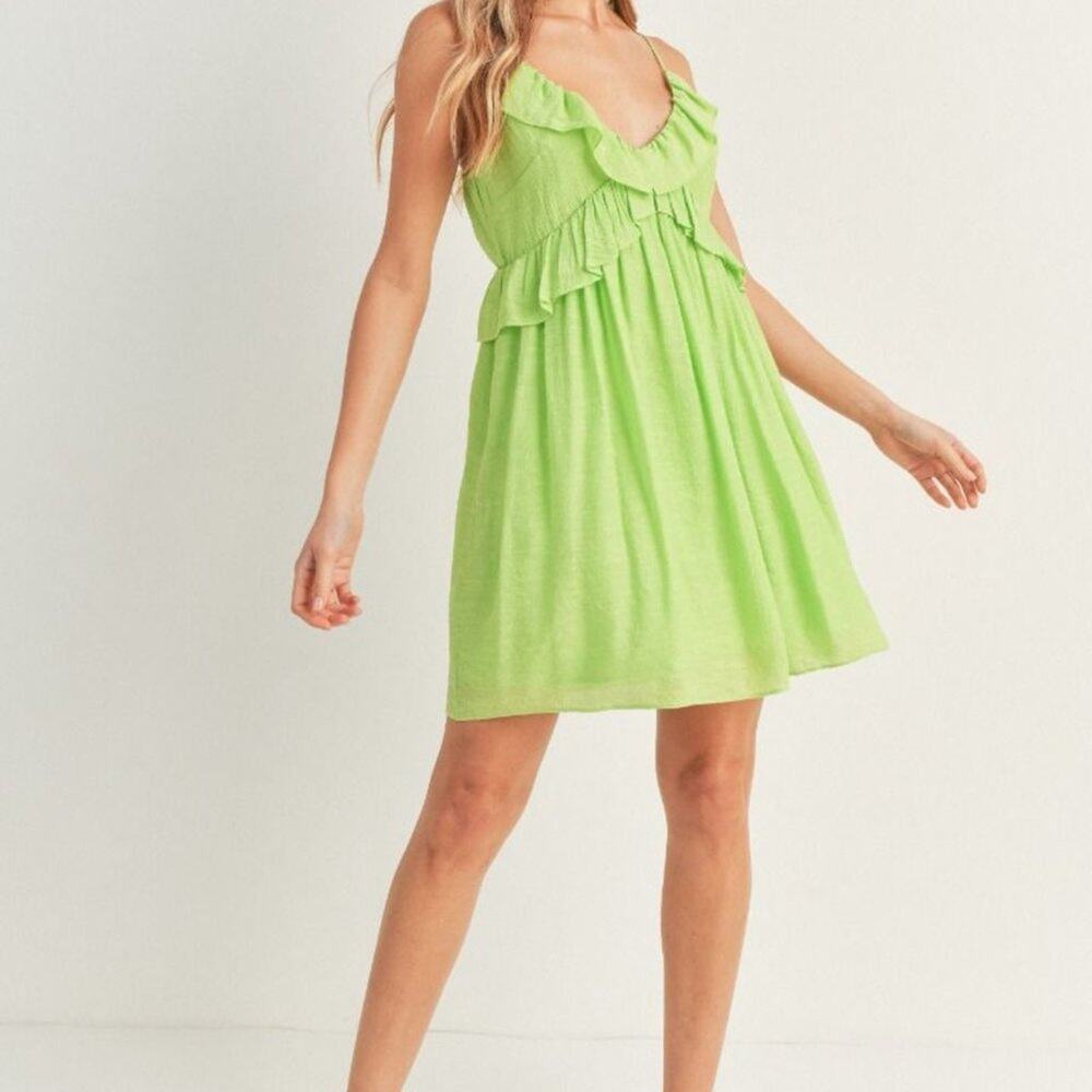 Alyse Ruffle Mini Dress - Picture 3 of 8